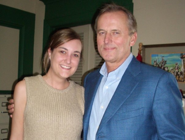 Emily with author John Grisham