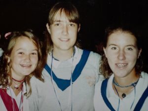 Molly Cook, Emily, and Elizabeth Seeger