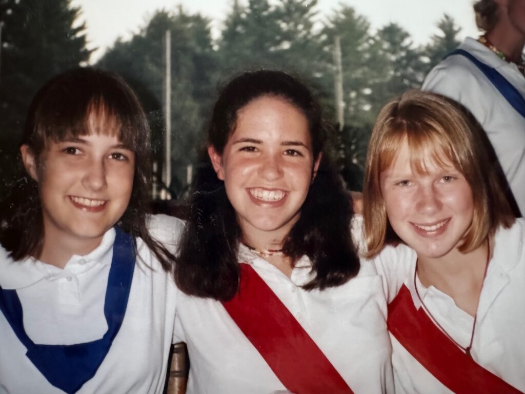 Emily, Lauren Russell Stephenson and Elizabeth Seeger
