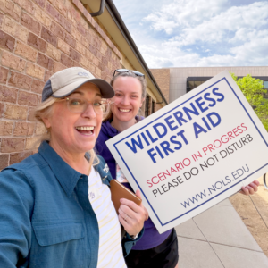 Shelly Landau recently returned from CU Boulder, where she recertified with the National Outdoor Leadership School (NOLS) Wilderness First Aid program.